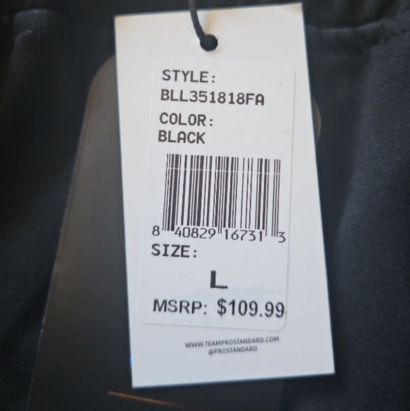 PRO STANDARD | NBA Los Angeles Lakers Davis #3 Black Shorts in Size Large - Picture 5 of 5